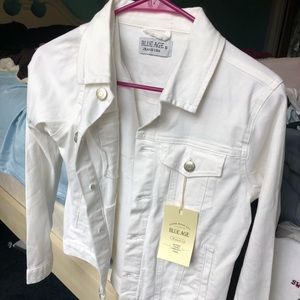 white denim jacket